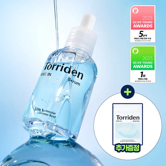 orriden DIVE-IN Low Molecular Hyaluronic Acid Serum 50ml Special Set (+ Multi Pads 10P)