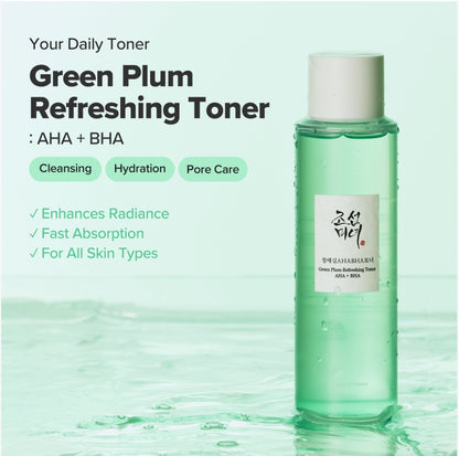 Green Plum Refreshing Toner : AHA + BHA 150ml
