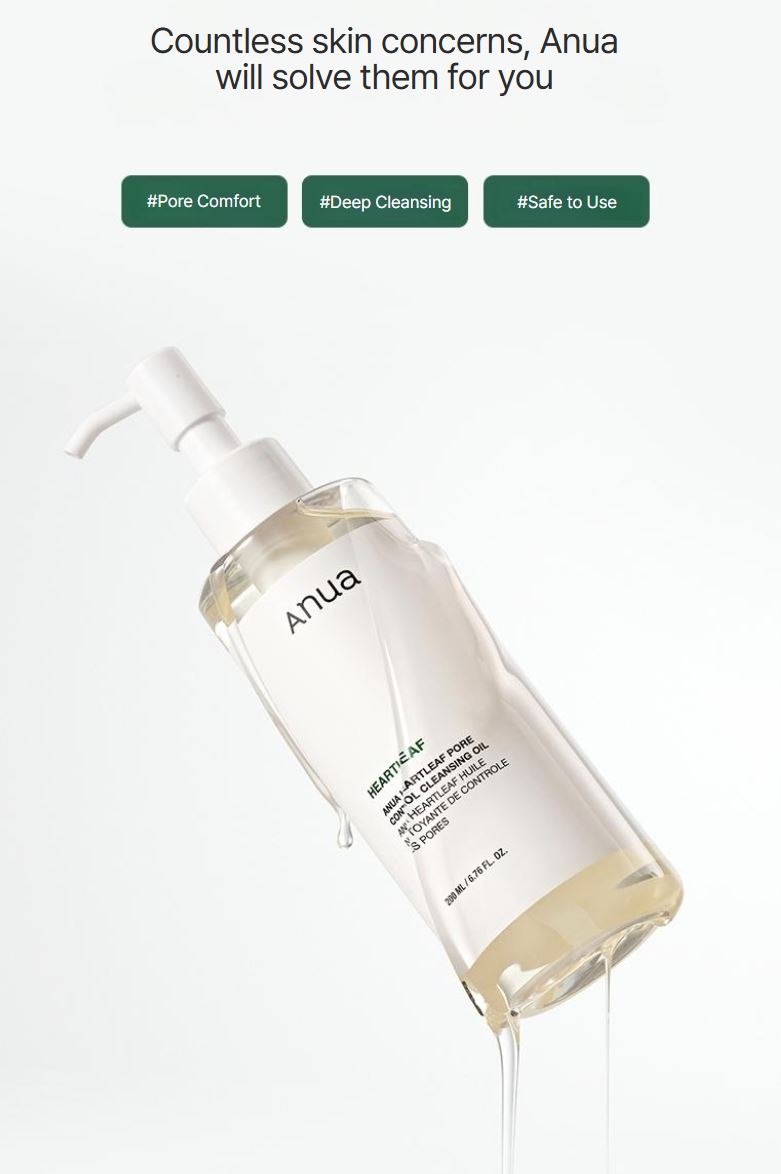 Anua Heartleaf Pore Control Cleansing Oil