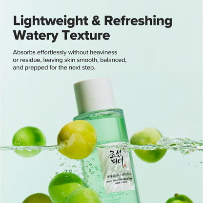 Green Plum Refreshing Toner : AHA + BHA 150ml