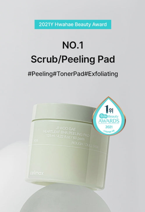 Heartleaf BHA Eraser Peeling Pad 60 Pads