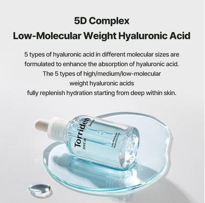 orriden DIVE-IN Low Molecular Hyaluronic Acid Serum 50ml Special Set (+ Multi Pads 10P)