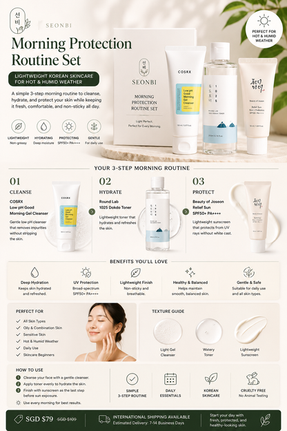 SEONBI Morning Protection Routine Set