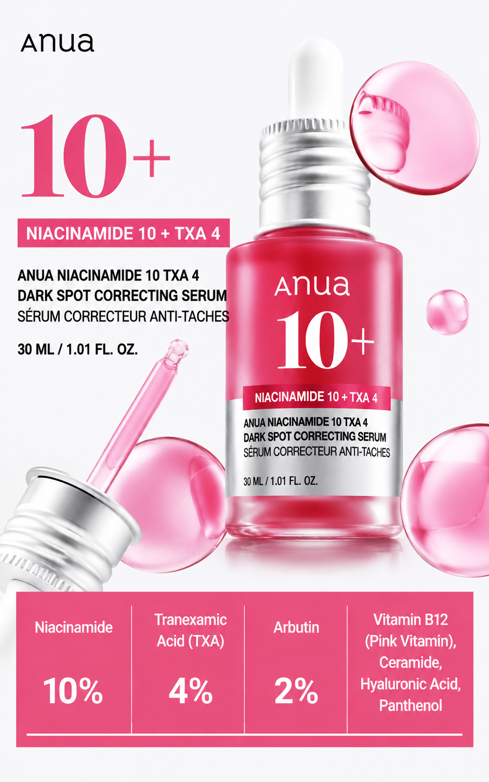 Anua Niacinamide 10 TXA 4% Serum