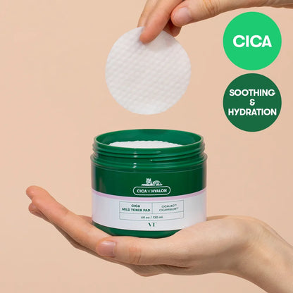 CICA MILD TONER PAD 60 Pads